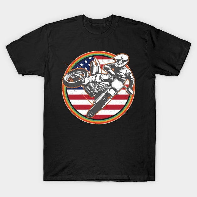 Dirt Bike Motocross Motorbike Biker T-Shirt by aneisha